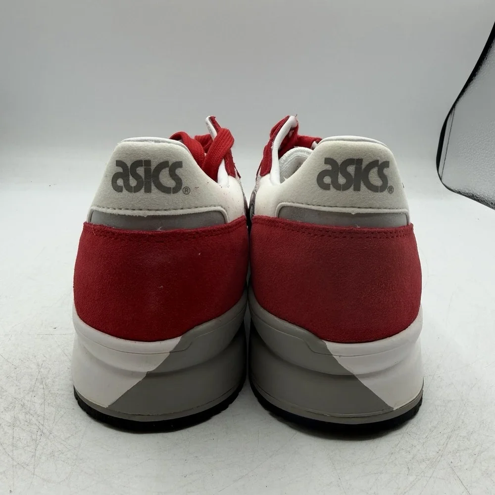Asics Gel Epirus Shoes Mens Sz 9.5 White/Light Grey/Red Sneakers H413N 0113